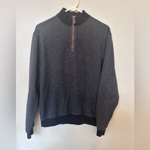 Daniel Cremieux Charcoal Zip-Up Sweater